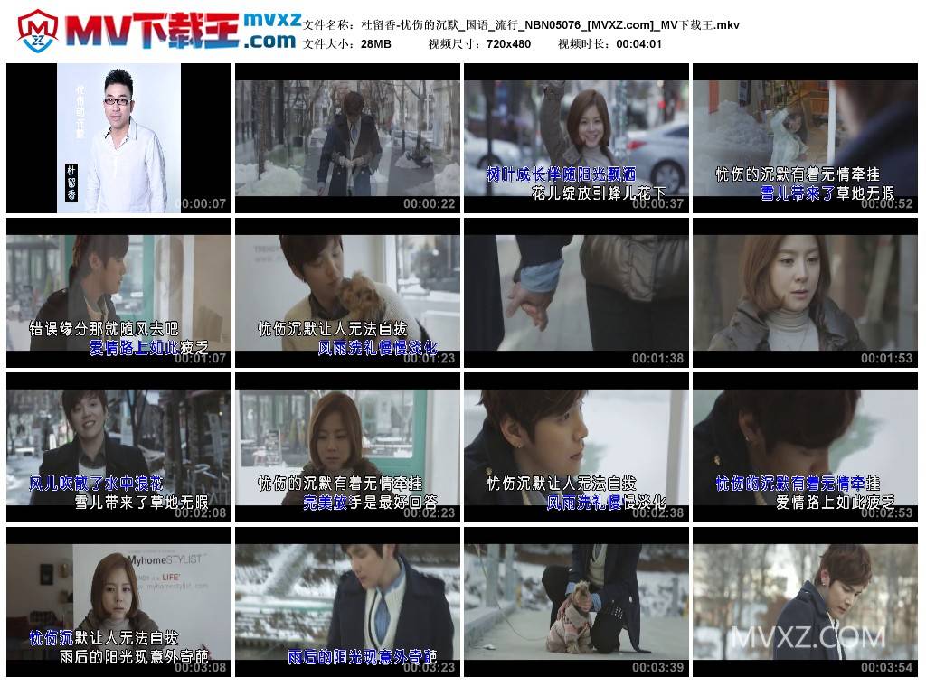 杜留香-忧伤的沉默_国语_流行_NBN05076